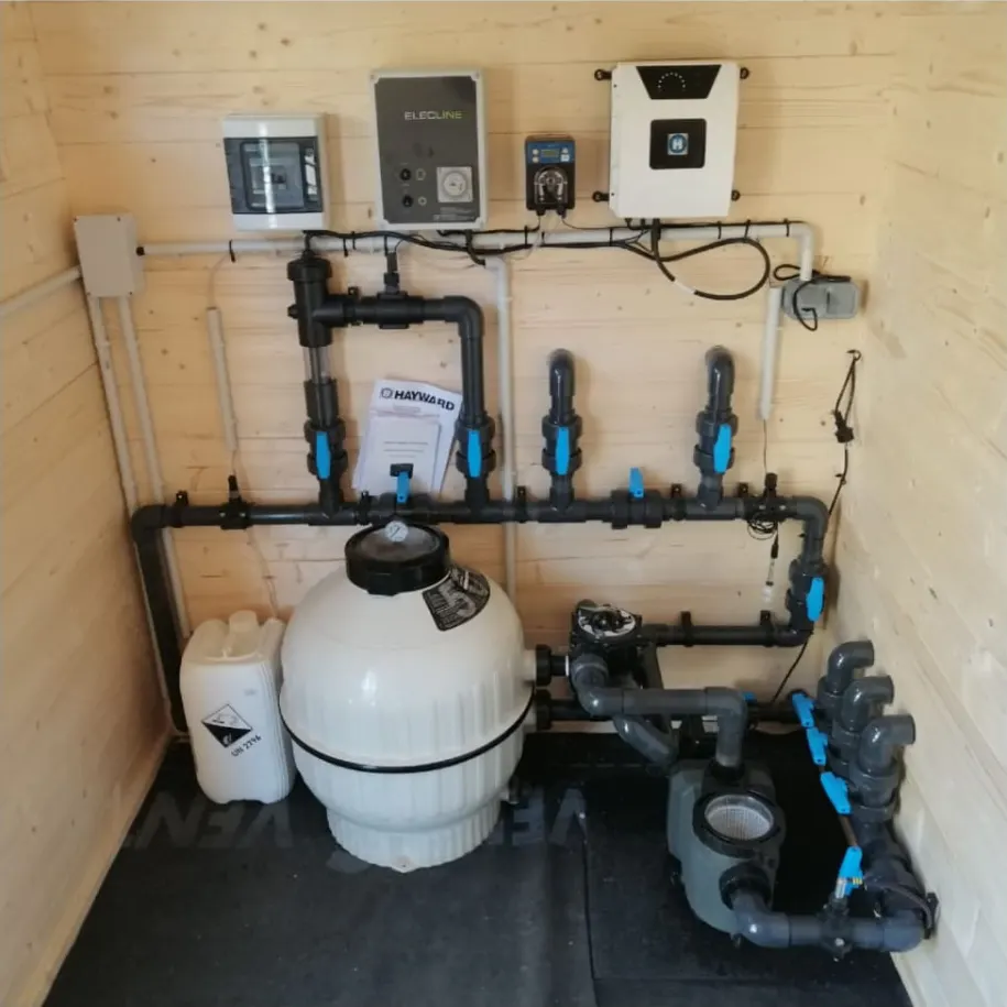 Création d'un local technique complet dans un abri en bois — Hérault (34)
